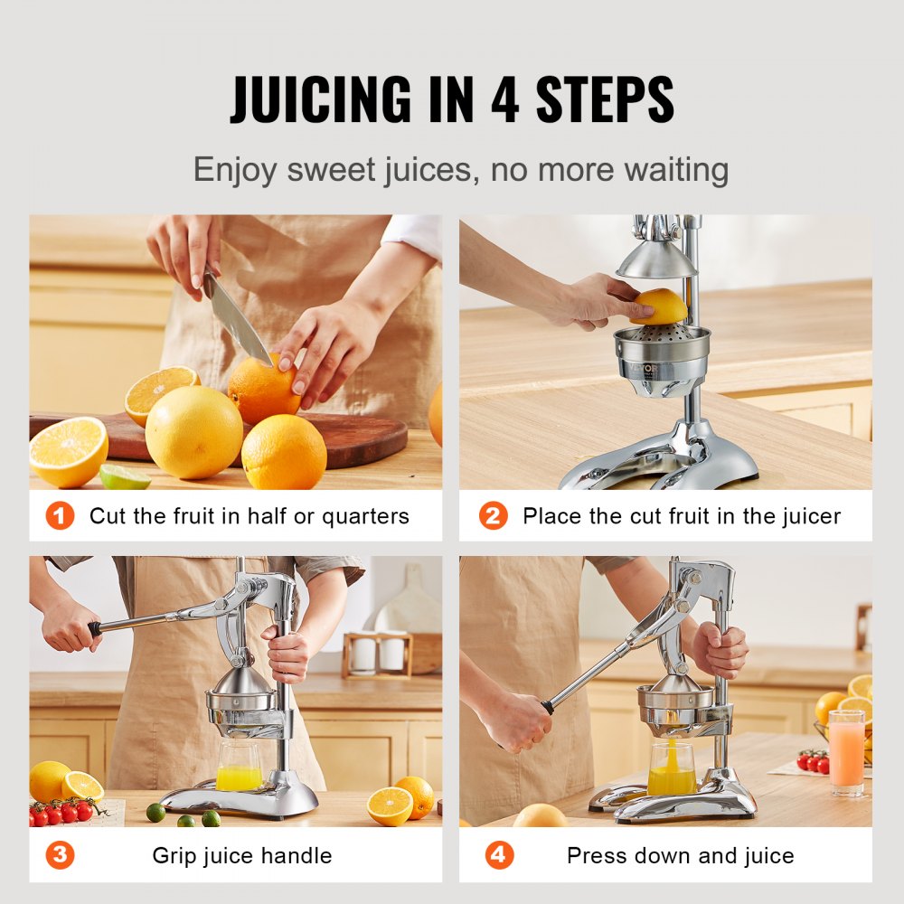 Vortex Hand Press Fruit Juicer